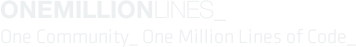 One Community_ One Million Lines_